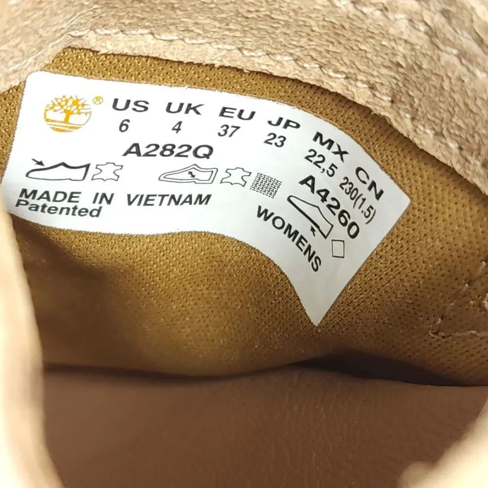 Timberland Emerson Point Women's US6 Tan Leather Wedge Slingback Sandals - Picture 14 of 16